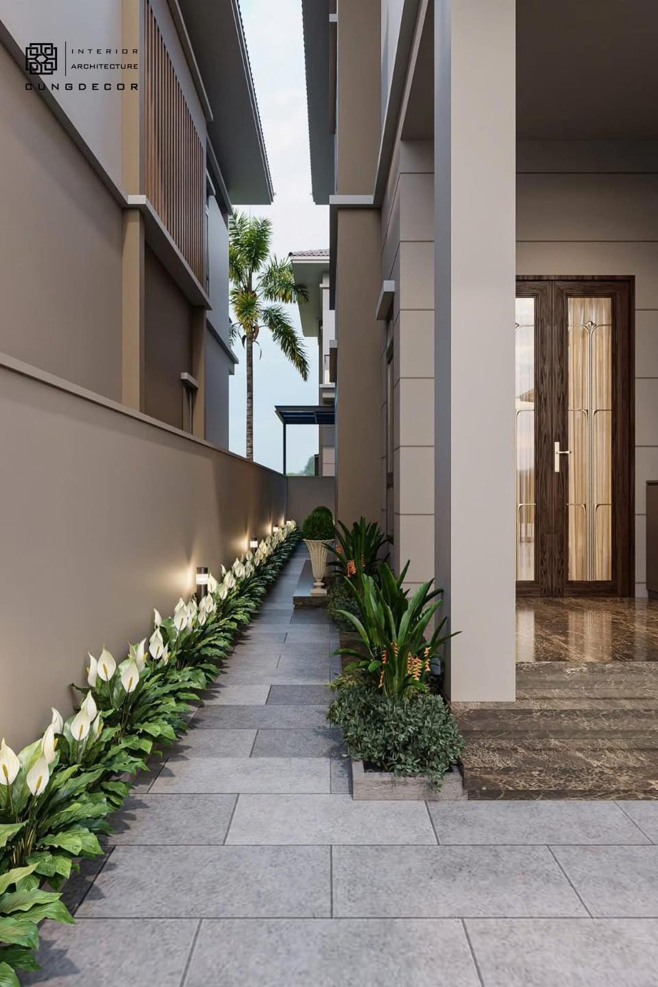 Nhà phố hiện đại